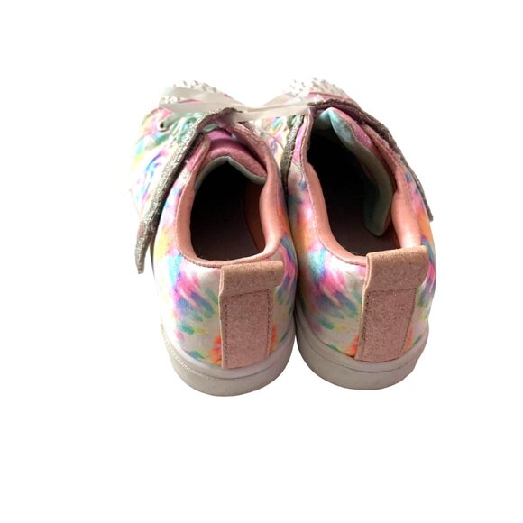 Skechers Twinkle Toes Girls Size 1.5 Pink Multicolor Sneaker Shoes Lights up - Picture 5 of 8